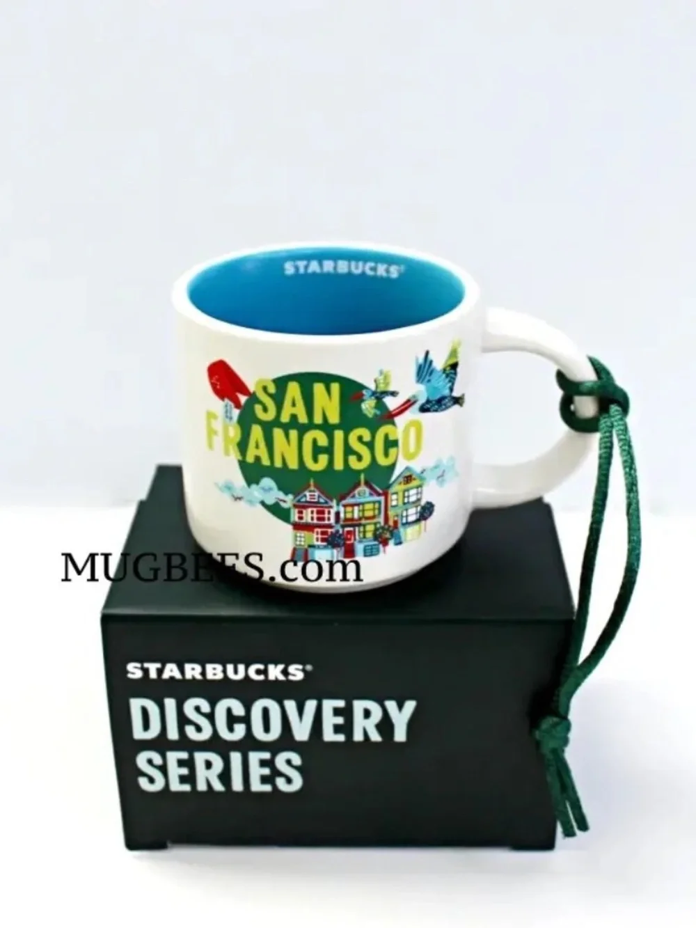 Starbucks Discovery Series Ornament San Francisco Ceramic Demi Cup 2oz NEW